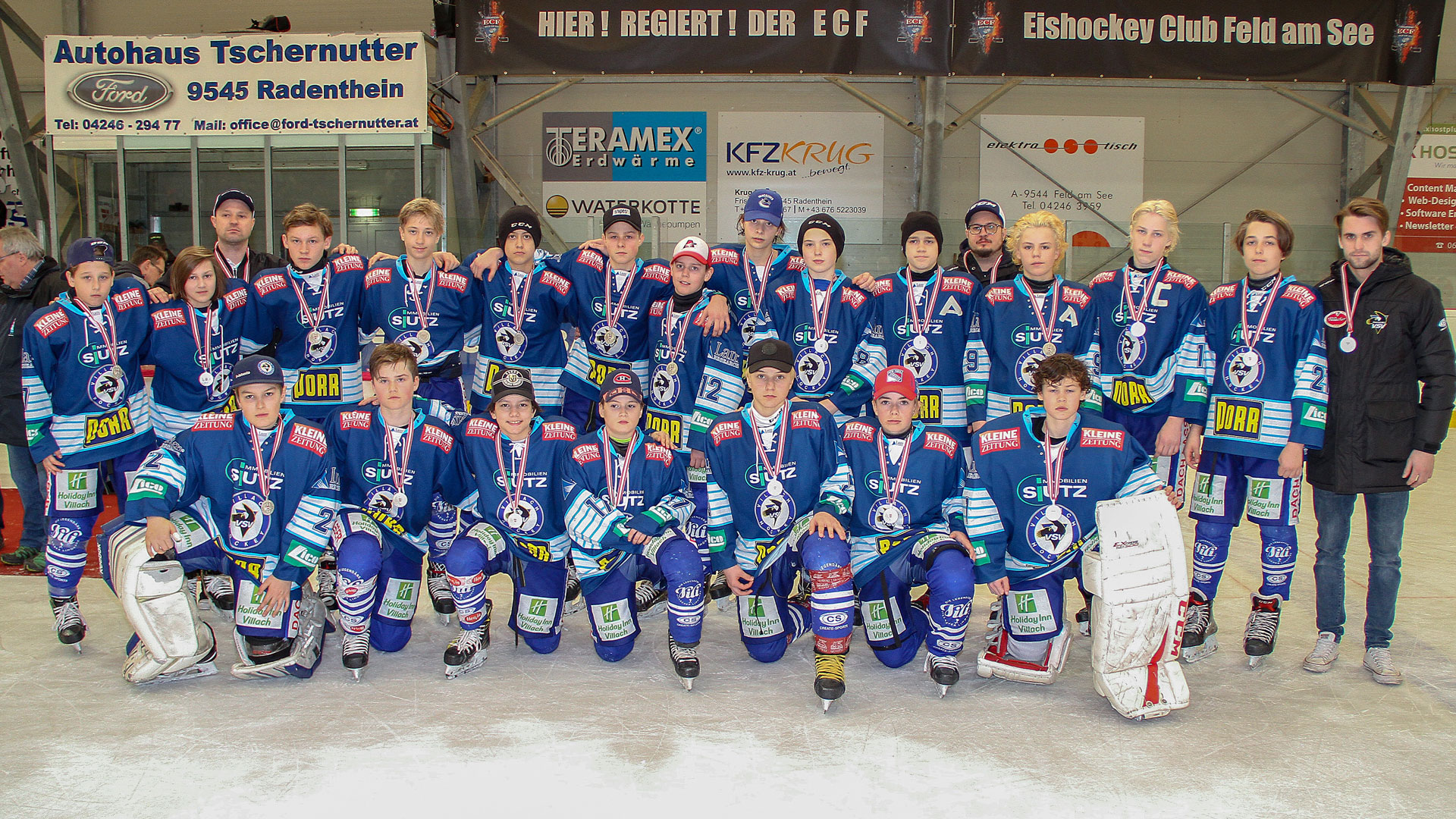 EC Panaceo VSV U14 Österreichischer Eishockey Vizemeister 2018/19